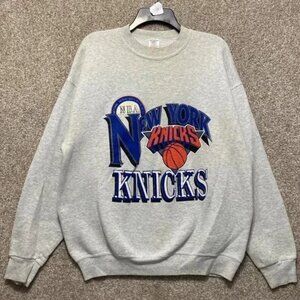 Vintage 90s NBA New York Knicks Sweatshirt, Retro Basketball Shirt For Men Women